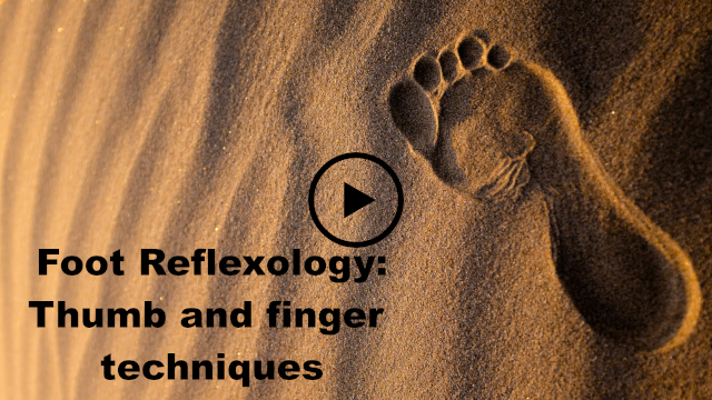 Foot Reflexology: Thumb and finger techniques Video Thumbnail